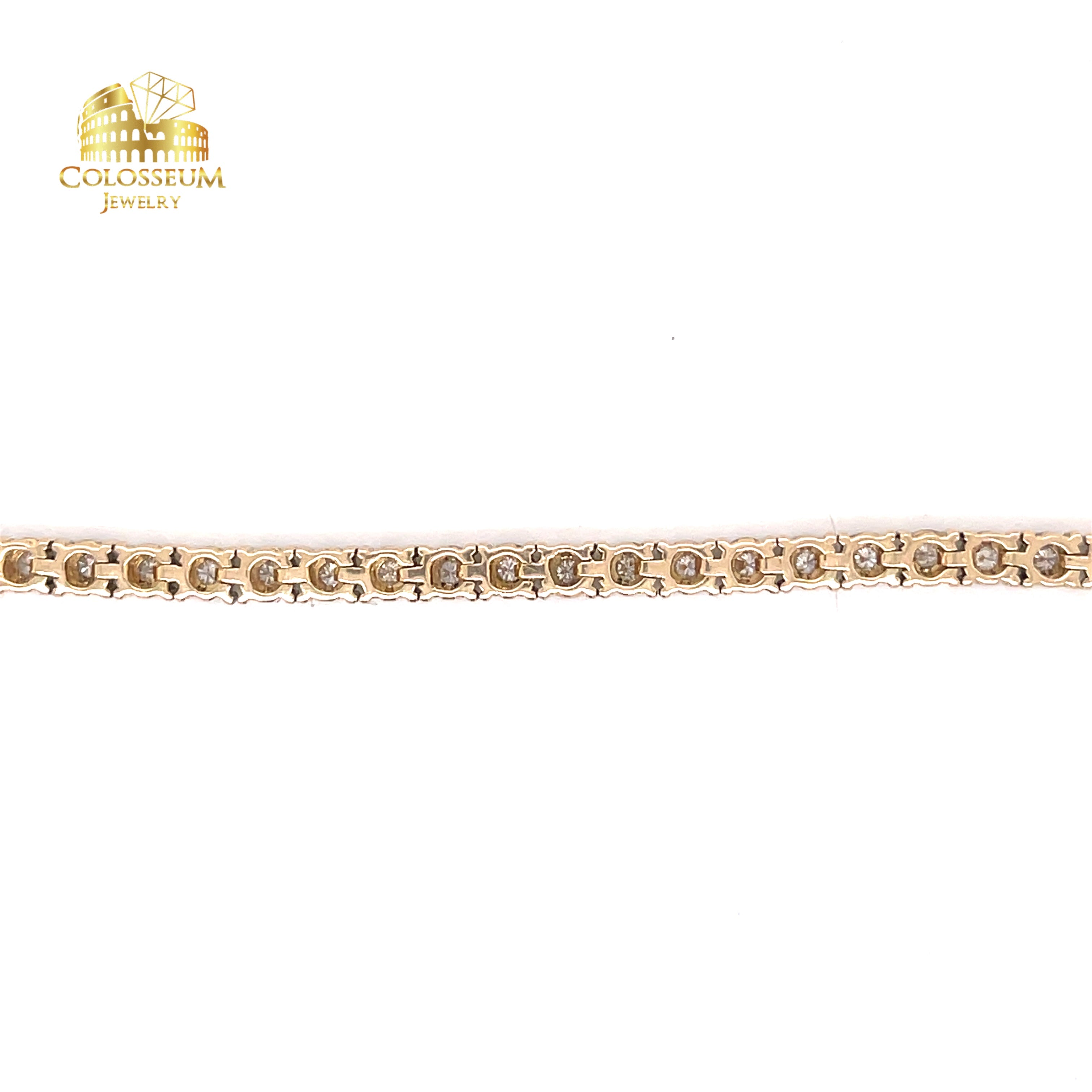 10K Diamond Tennis Bracelet - 1ctw