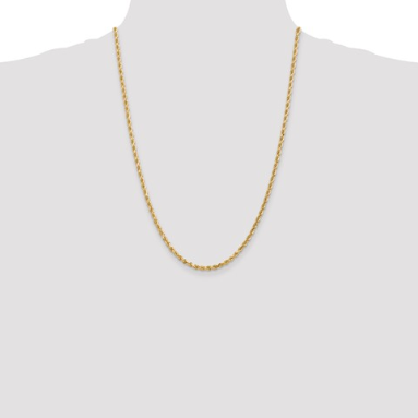 10K Gold Rope Chain 24"