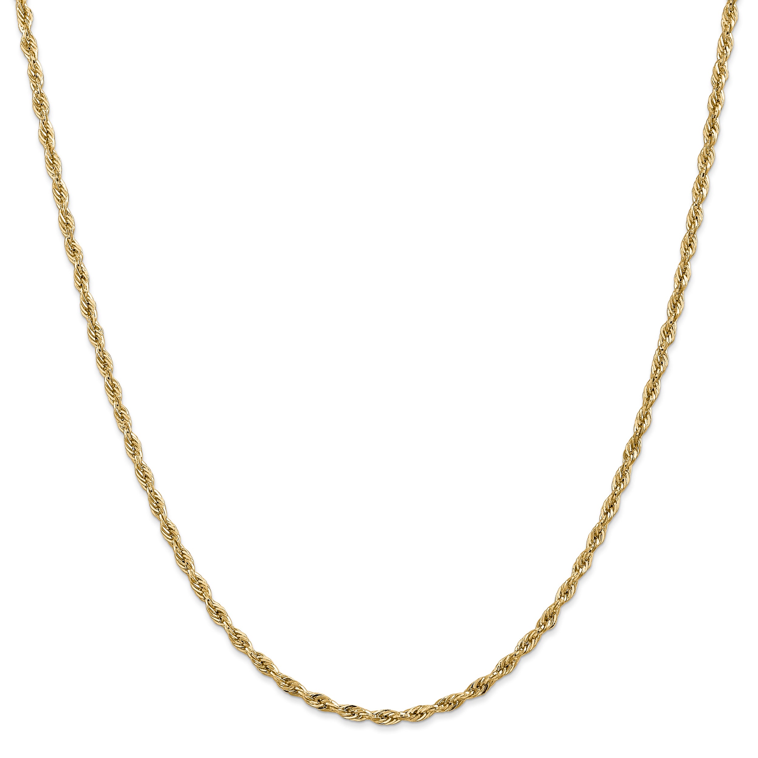 14ky 2.8mm Semi-Solid Rope Chain