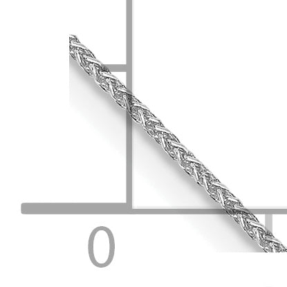 14k WG .80mm Spiga with Lobster Clasp Chain