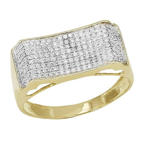 10KY 0.50CTW DIAMOND MENS RING