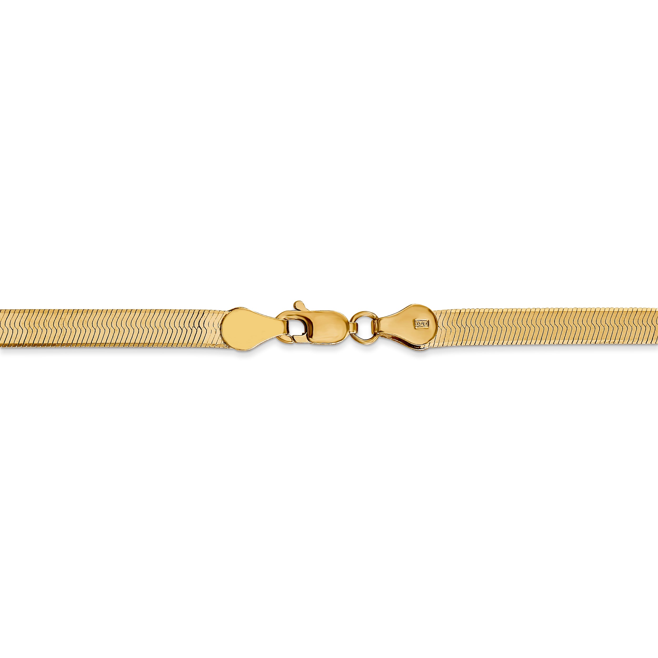 14k 4mm Silky Herringbone Chain