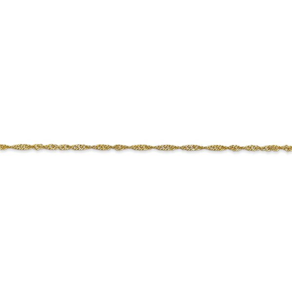 10k 1.4mm Singapore Chain