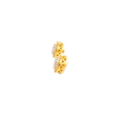 10K Yellow Gold 1/4 Ct.Tw. Diamond Round Shape Stud Earrings