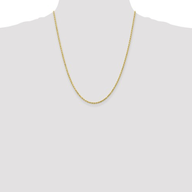 10K Gold Rope Chain 22"