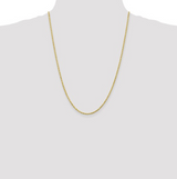 10K Gold Rope Chain 24"