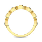 14K Yellow Gold 1/2 Ct.Tw. Diamond Stackable Band