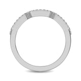 14K White Gold 1/2 Ct.Tw. Diamond Stackable Band
