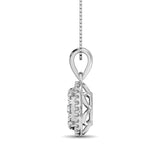 Diamond Fashion Pendant 5/8 ct tw Round Cut in 14K White Gold