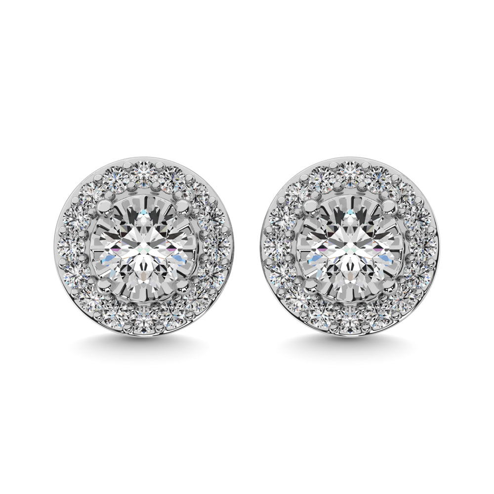 Diamond 1/8 ct tw Fashion Earrings in Sterling Silver