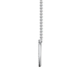 10K White Gold 1/4 Ct.Tw. Diamond Heart Necklace
