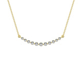 14K Yellow Gold 1 Ct.Tw. Diamond Fashion Necklace
