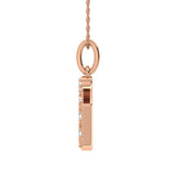 Diamond 1/8 Ct.Tw. Letter G Pendant in 10K Rose Gold