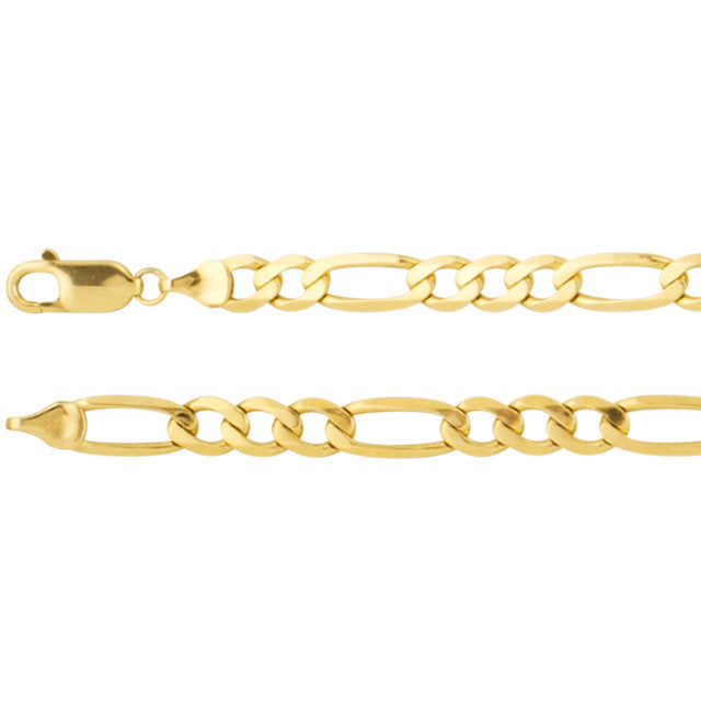 Gold Figaro Bracelet 9.5''