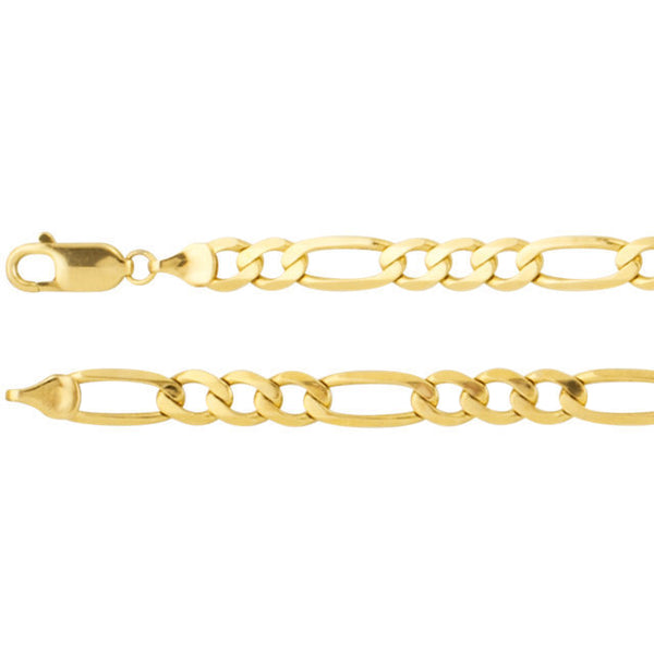 Gold Figaro Bracelet 8.5''