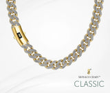MONACO CHAIN MIAMI CUBAN LINK DIAMOND CUT CHAIN REAL 10K YELLOW GOLD - HOLLOW