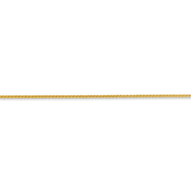14k 1mm Spiga with Lobster Clasp Chain