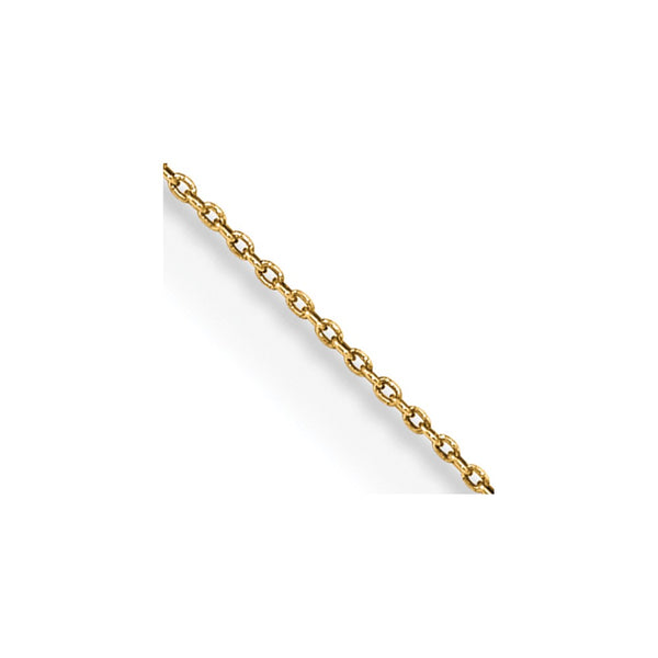 14k .75mm Cable Pendant Chain