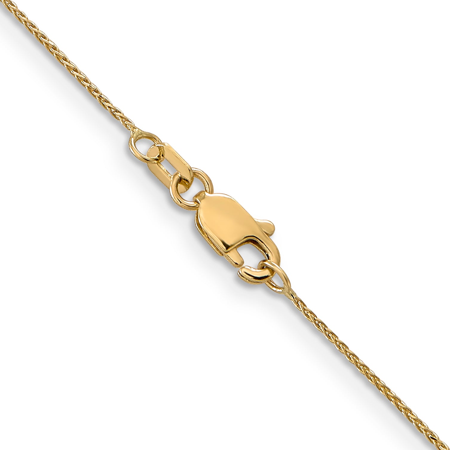 14k .65mm D/C Spiga with Lobster Clasp Chain