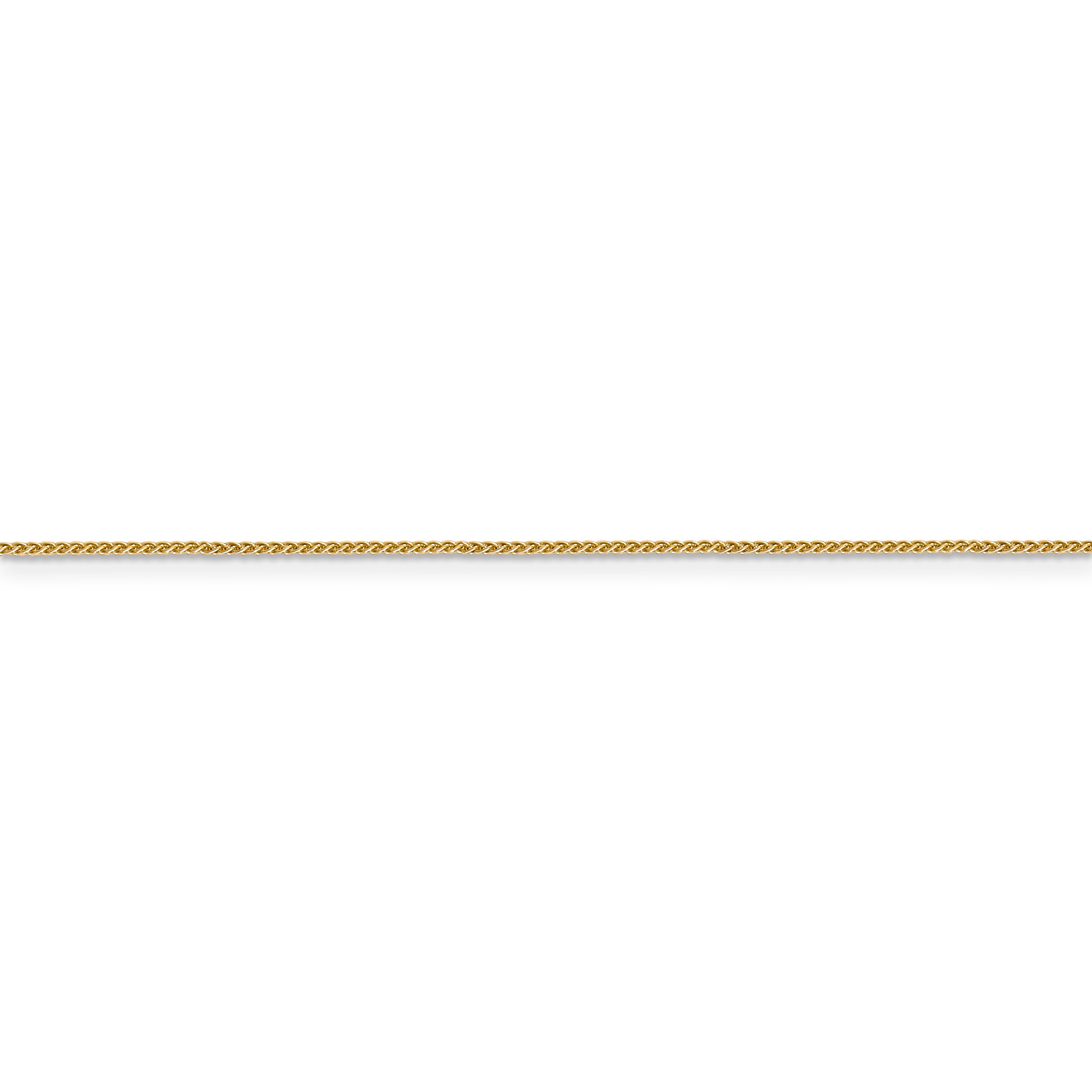 14k .80mm Spiga with Lobster Clasp Chain