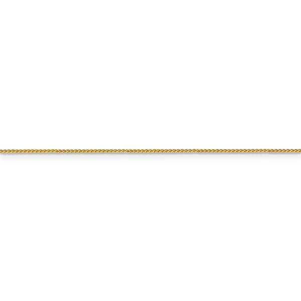 14k .80mm Spiga with Lobster Clasp Chain