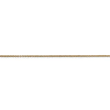 14k .9mm Cable with Spring Ring Clasp Chain