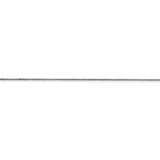 14k WG .65mm D/C Round Open Link Cable Chain