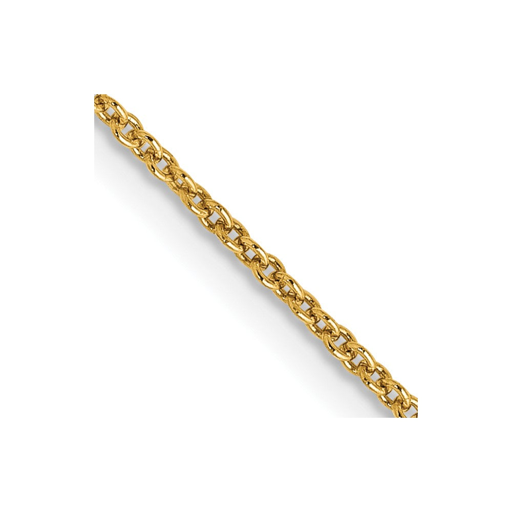 14k 1.2mm Cable Chain