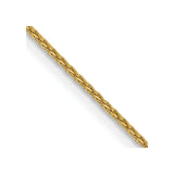 14k 1mm Parisian Wheat Chain