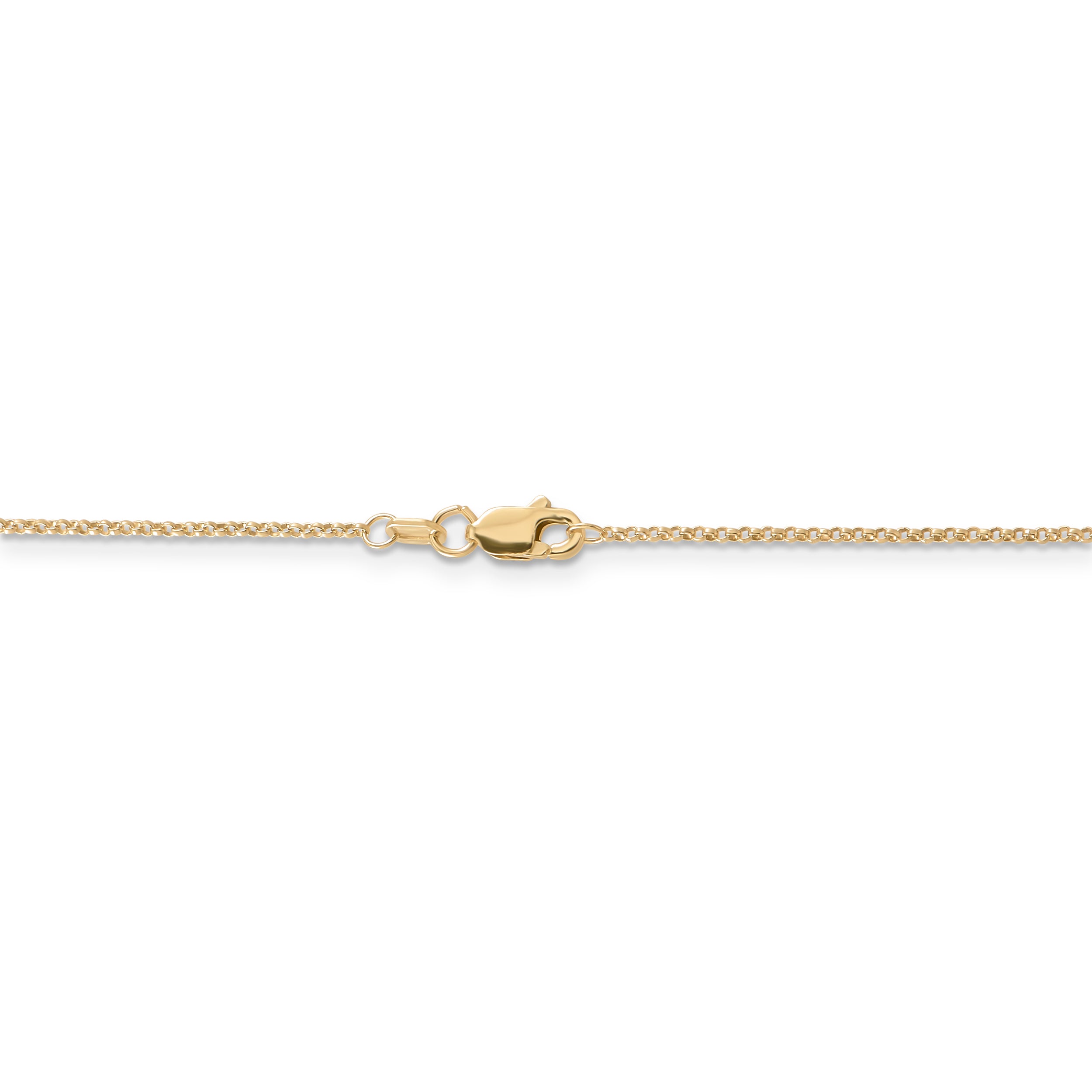 14k 1.15mm Rolo Pendant Chain