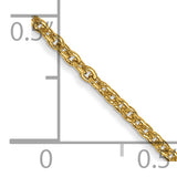 14k 1.4mm Forzantine Cable Chain