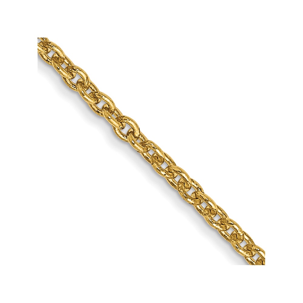 14k 1.4mm Forzantine Cable Chain