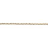 14k 1.5mm Lightweight Flat Anchor Link Pendant Chain
