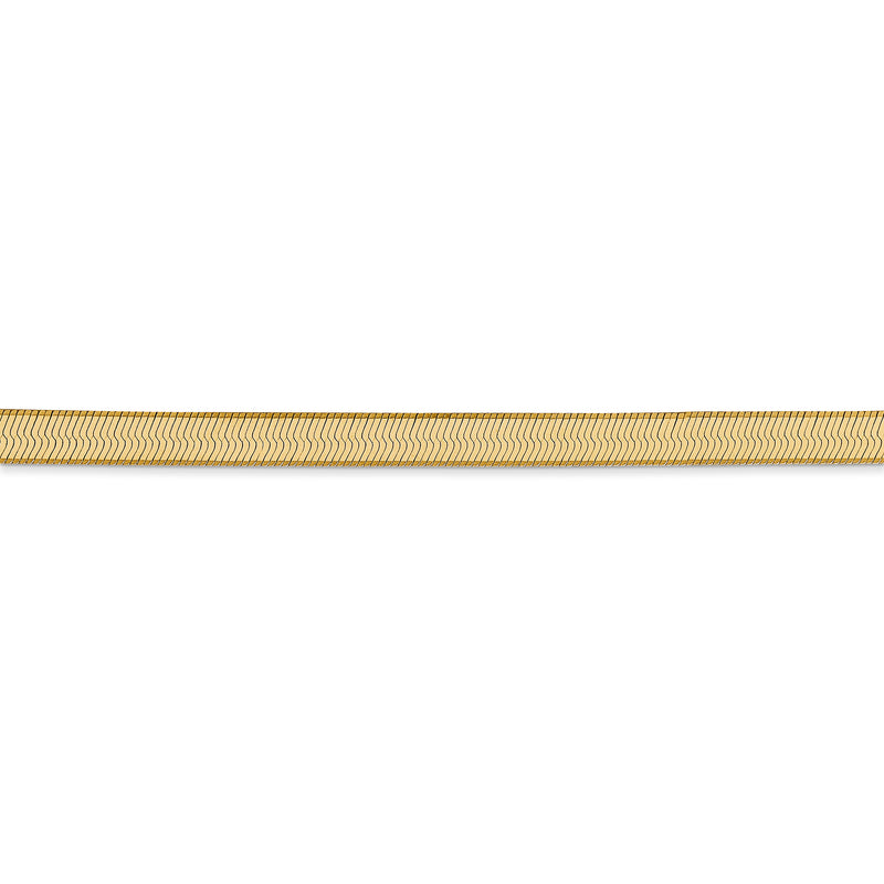 14k 4mm Silky Herringbone Chain