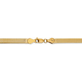 14k 4mm Silky Herringbone Chain